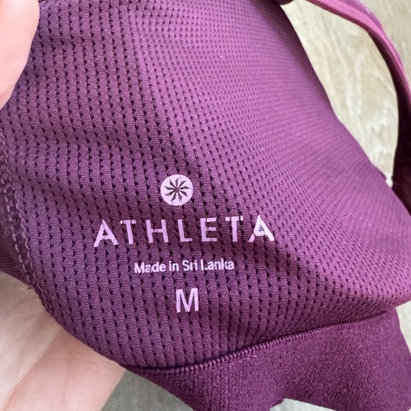 Athleta Burgundy Athletic Tank Top - Picture 4 of 6